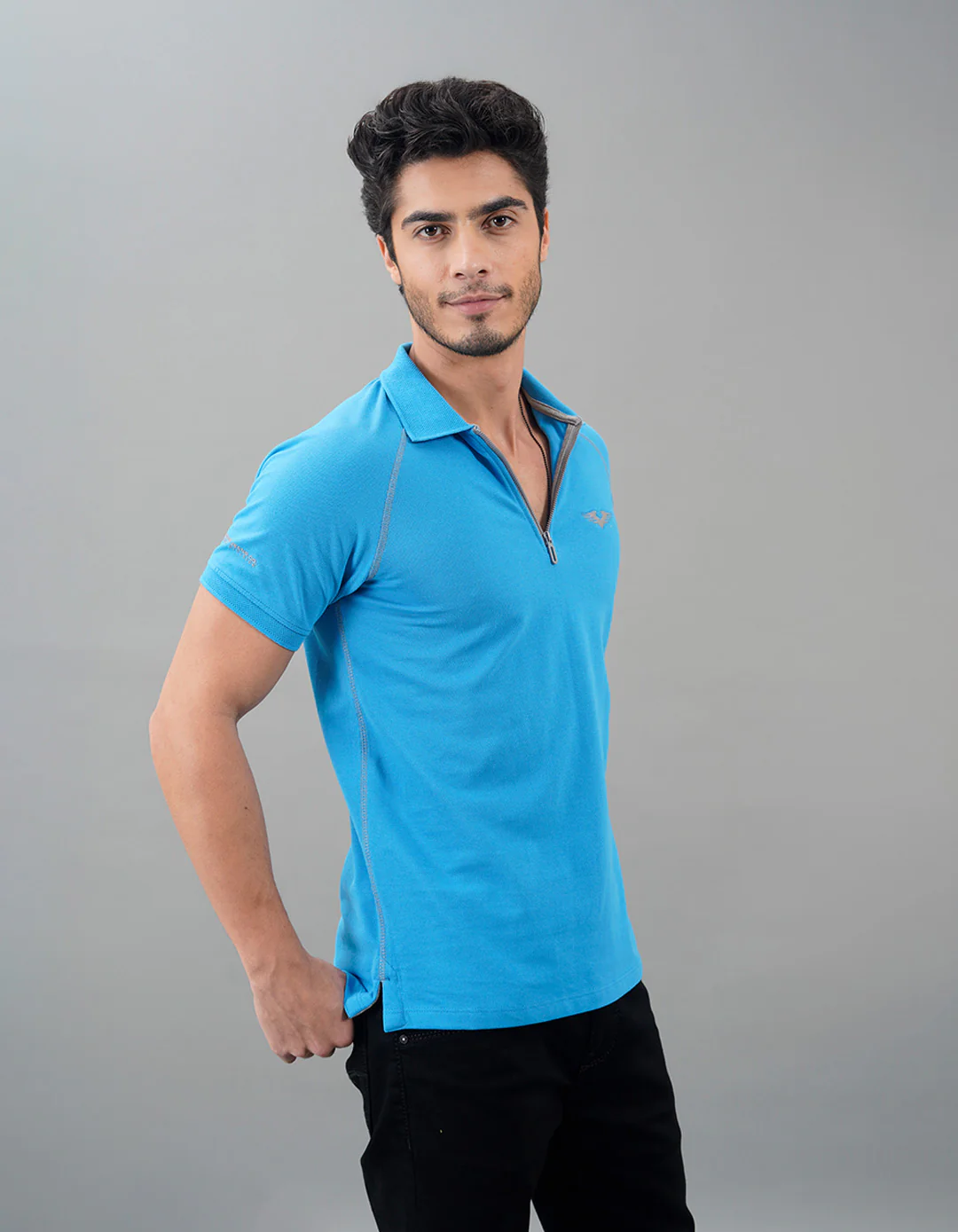 Wave Ride Half Sleeves Pique Polo Tee - Image 4