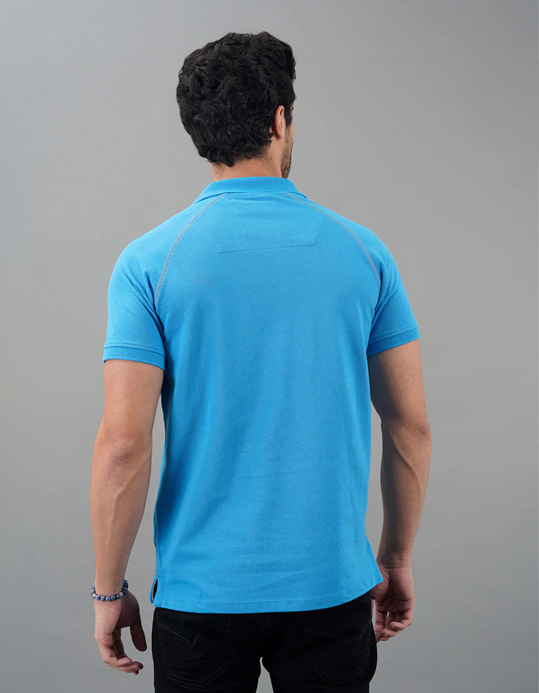 Wave Ride Half Sleeves Pique Polo Tee - Image 5