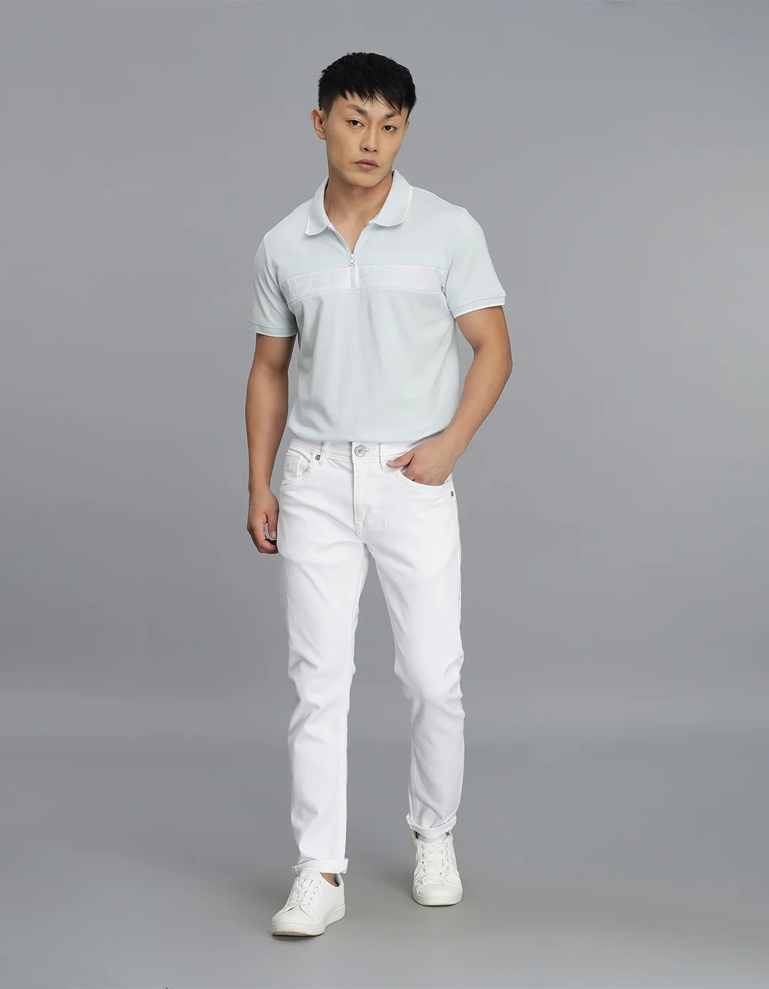 White 5 Pocket Low-Rise Ankle Length jeans - Image 2