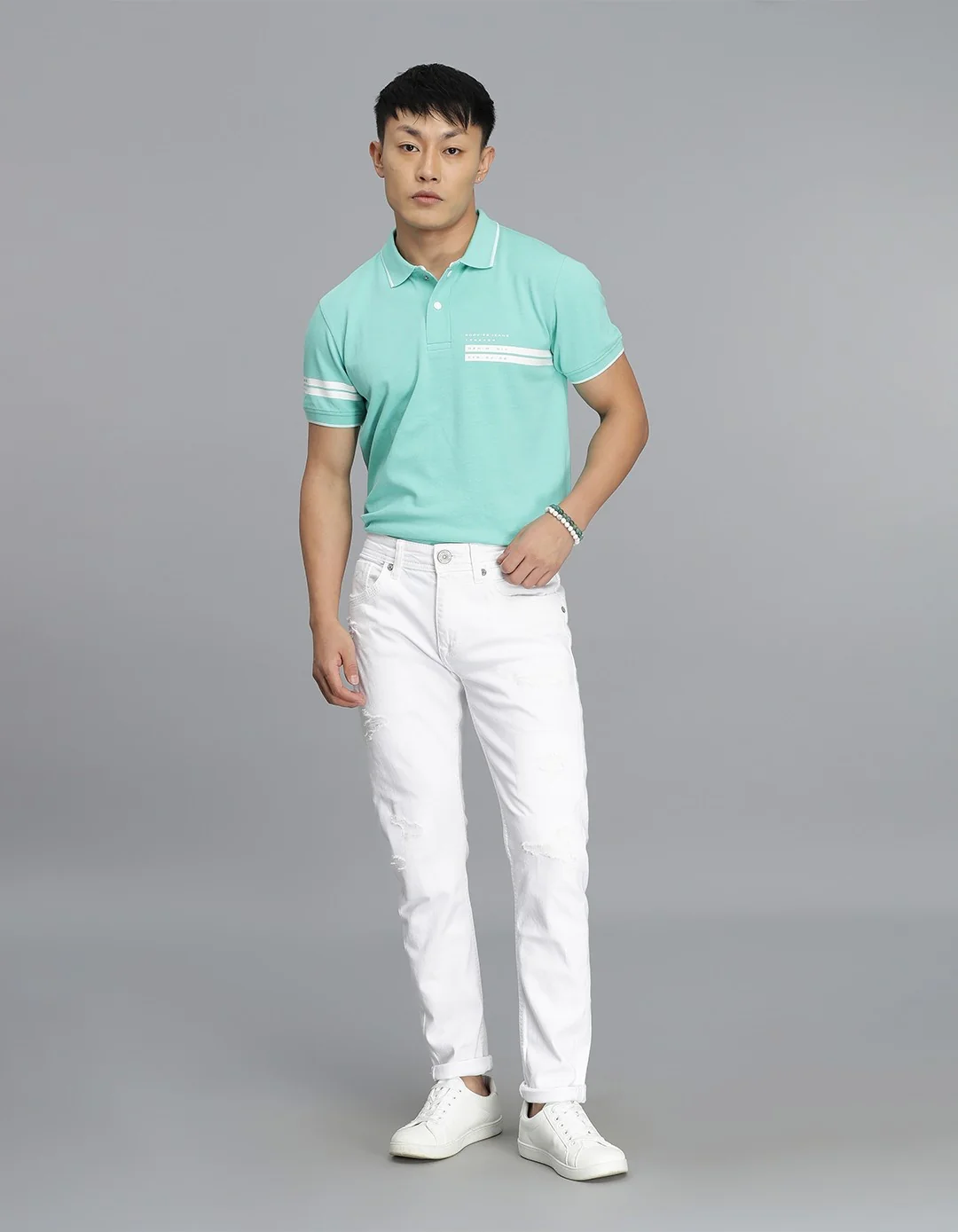 White 5 Pocket Low-Rise Ankle Length jeans - Image 2