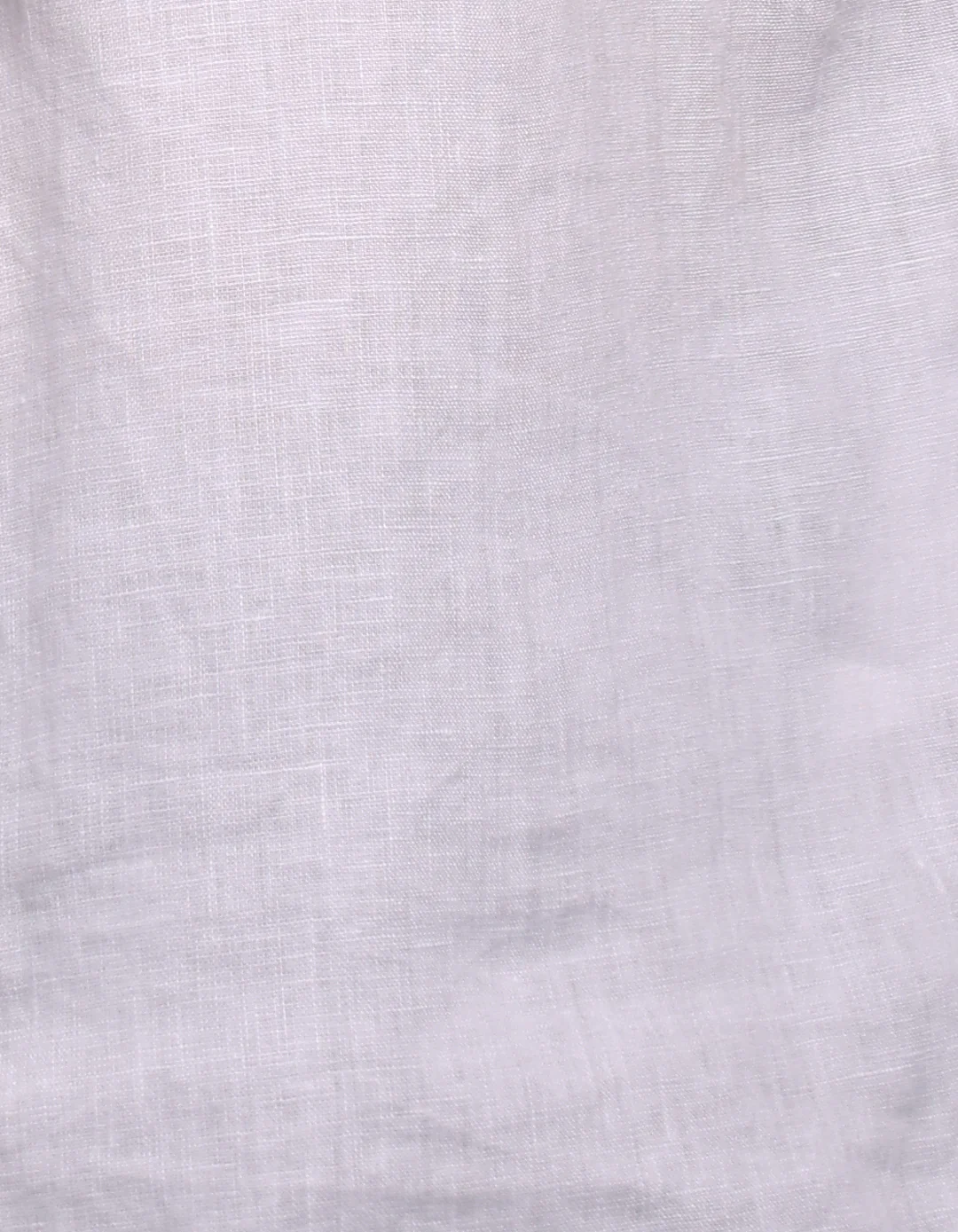 White Half Sleeve 100% Linen Shirt - Image 7