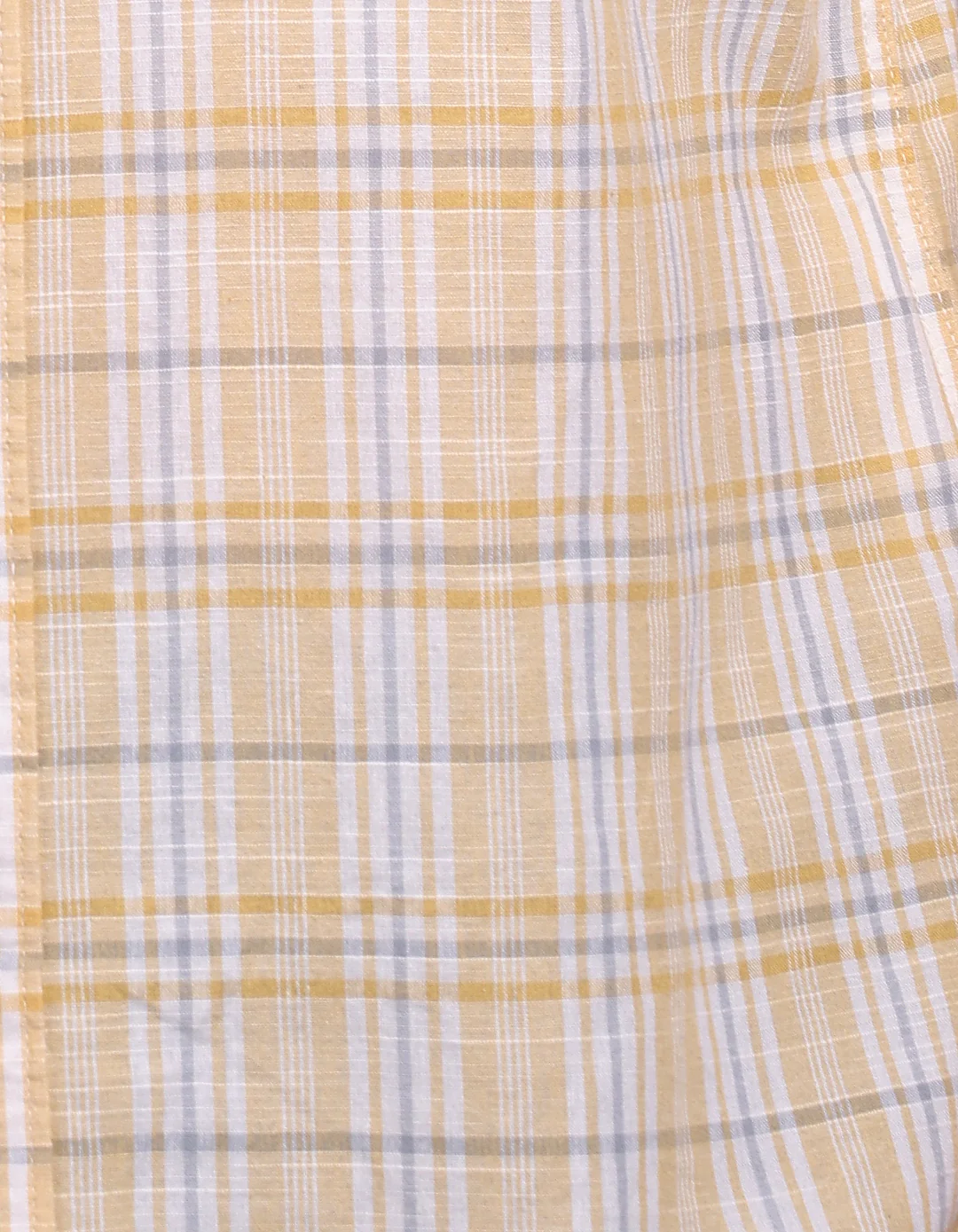 Yellow Full Sleeve Check Shirt - Image 7